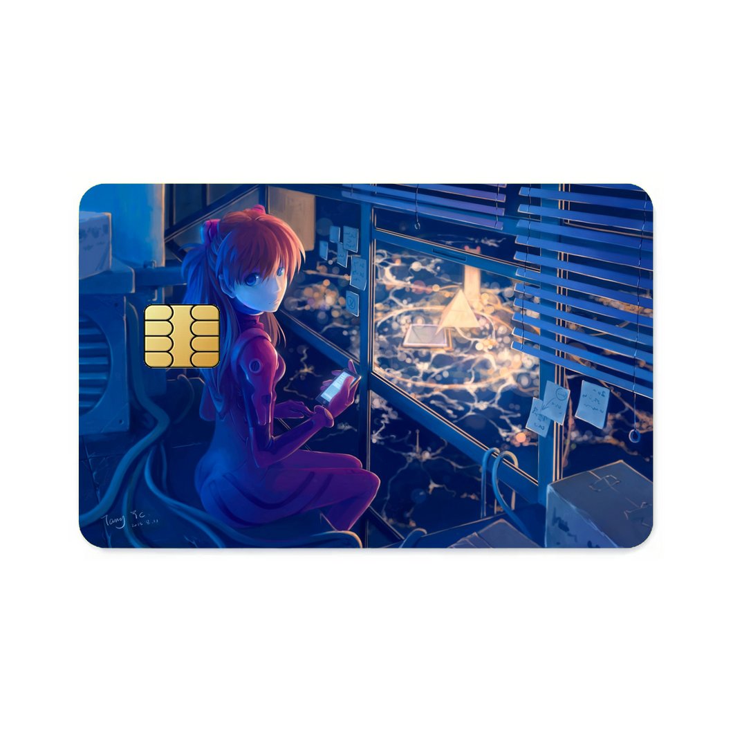 Anime Neon Genesis Evangelionr Credit Card Skins (4-in-1 Pack)