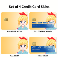 Load image into Gallery viewer, Anime Nisekoi Credit Card Skins (4-in-1 Pack)
