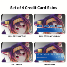 Load image into Gallery viewer, Anime No Game No Life Credit Card Skins (4-in-1 Pack)
