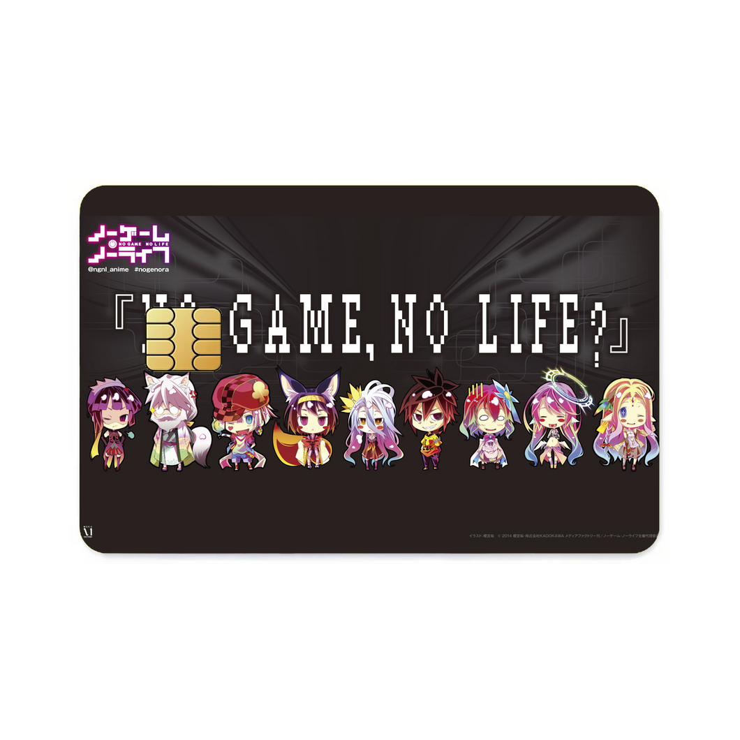 Anime No Game No Life Credit Card Skins (4-in-1 Pack)
