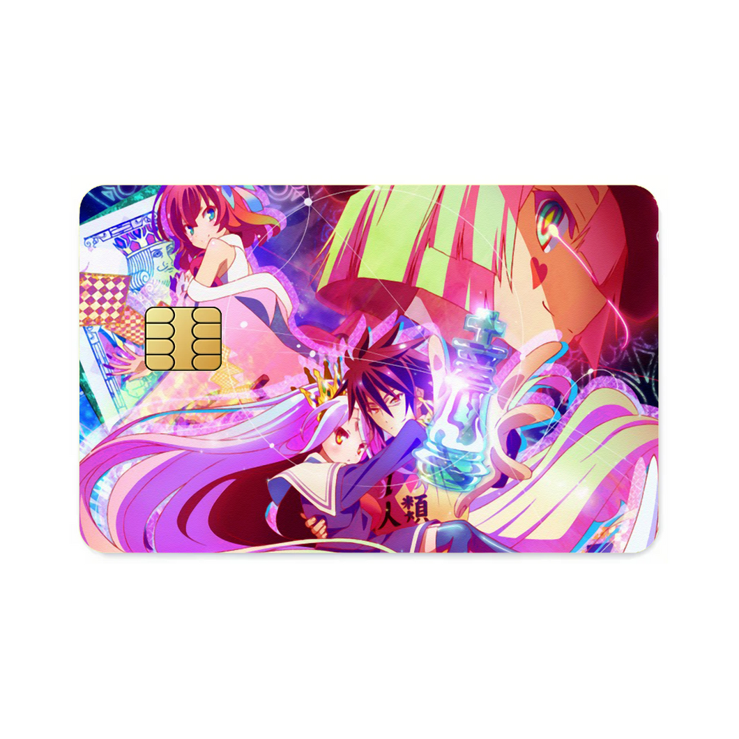 Anime No Game No Life Credit Card Skins (4-in-1 Pack)