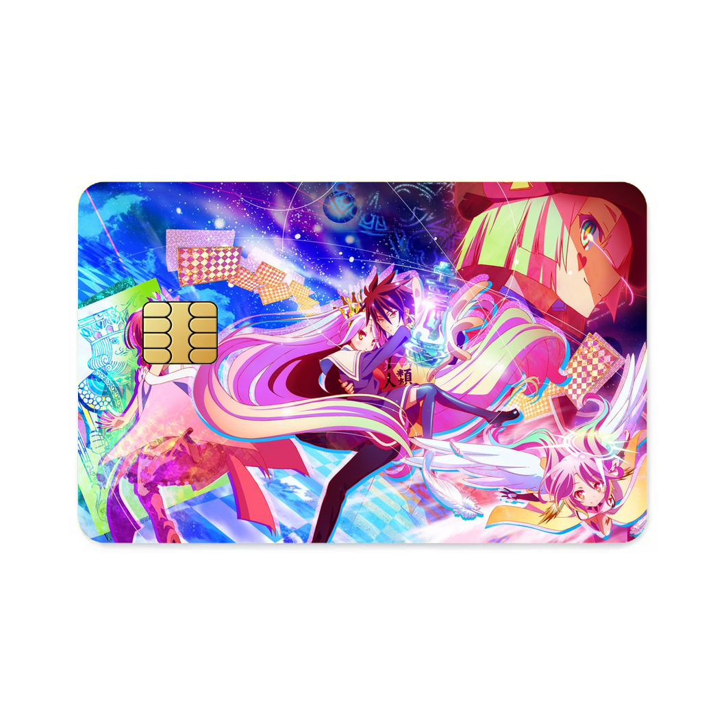 Anime No Game No Lifer Credit Card Skins (4-in-1 Pack)