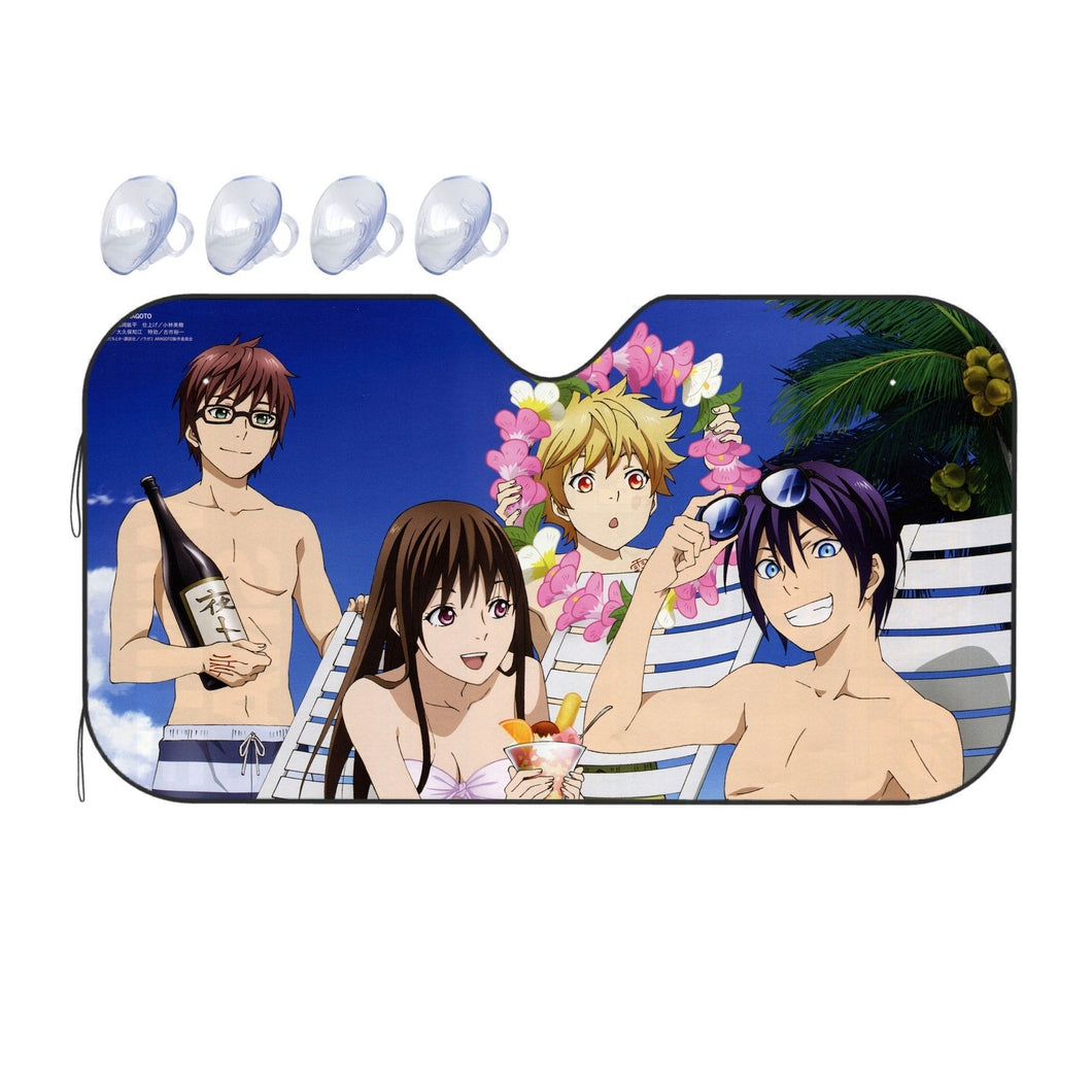 Anime Noragami Car Sunshade
