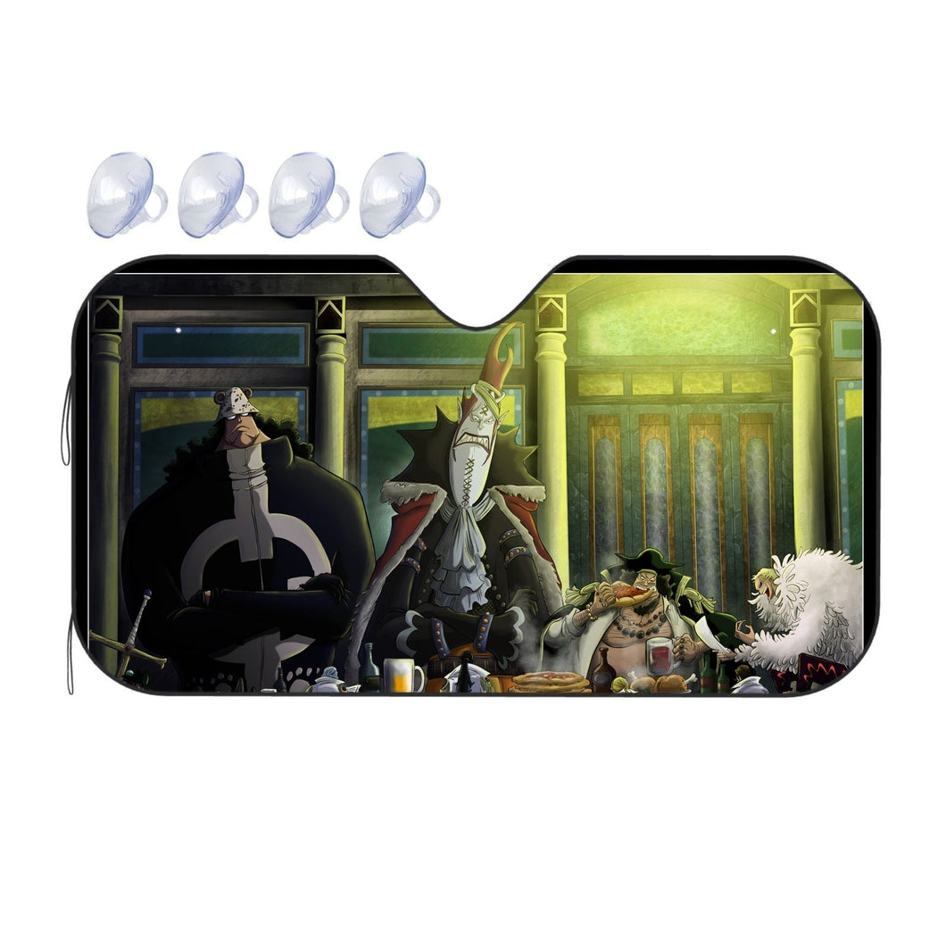 Anime One Piece Car Sunshade