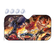 Load image into Gallery viewer, Anime One Piece Car Sunshade
