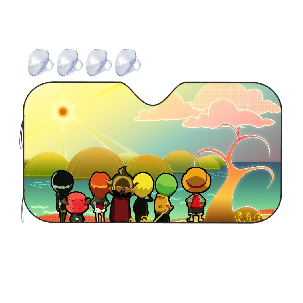 Anime One Piece Car Sunshade