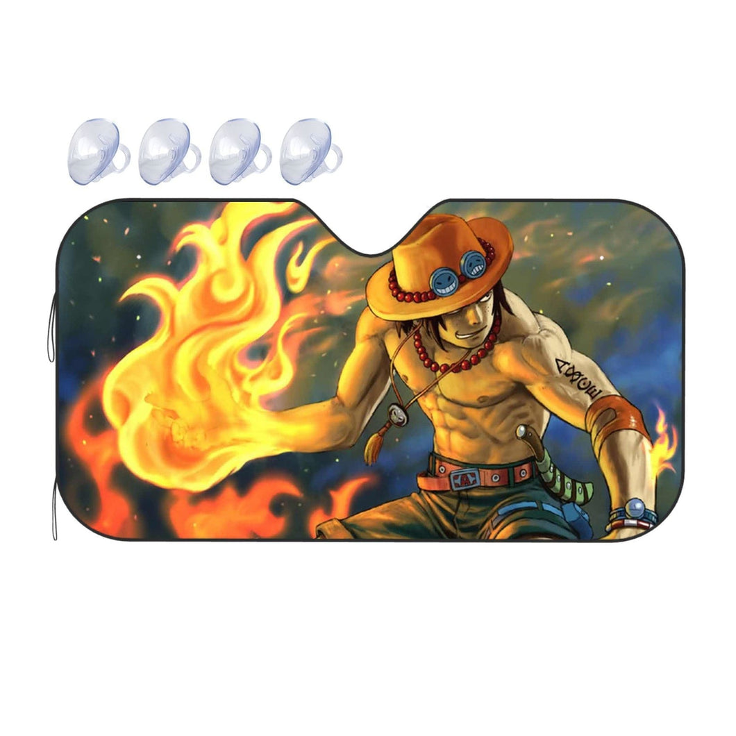Anime One Piece  Car Sunshade