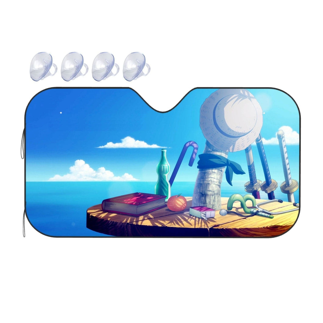 Anime One Piece  Car Sunshade