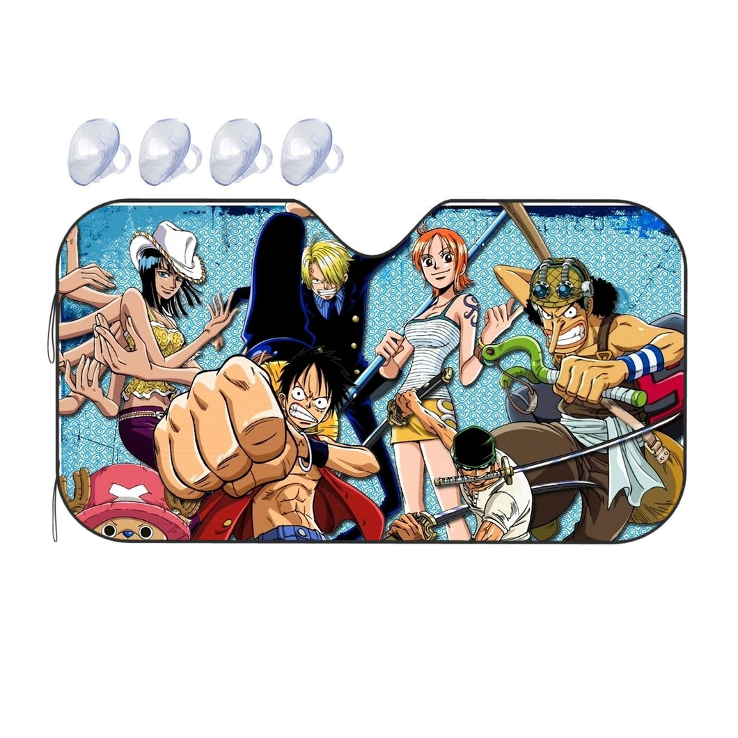 Anime One Piece Car Sunshade