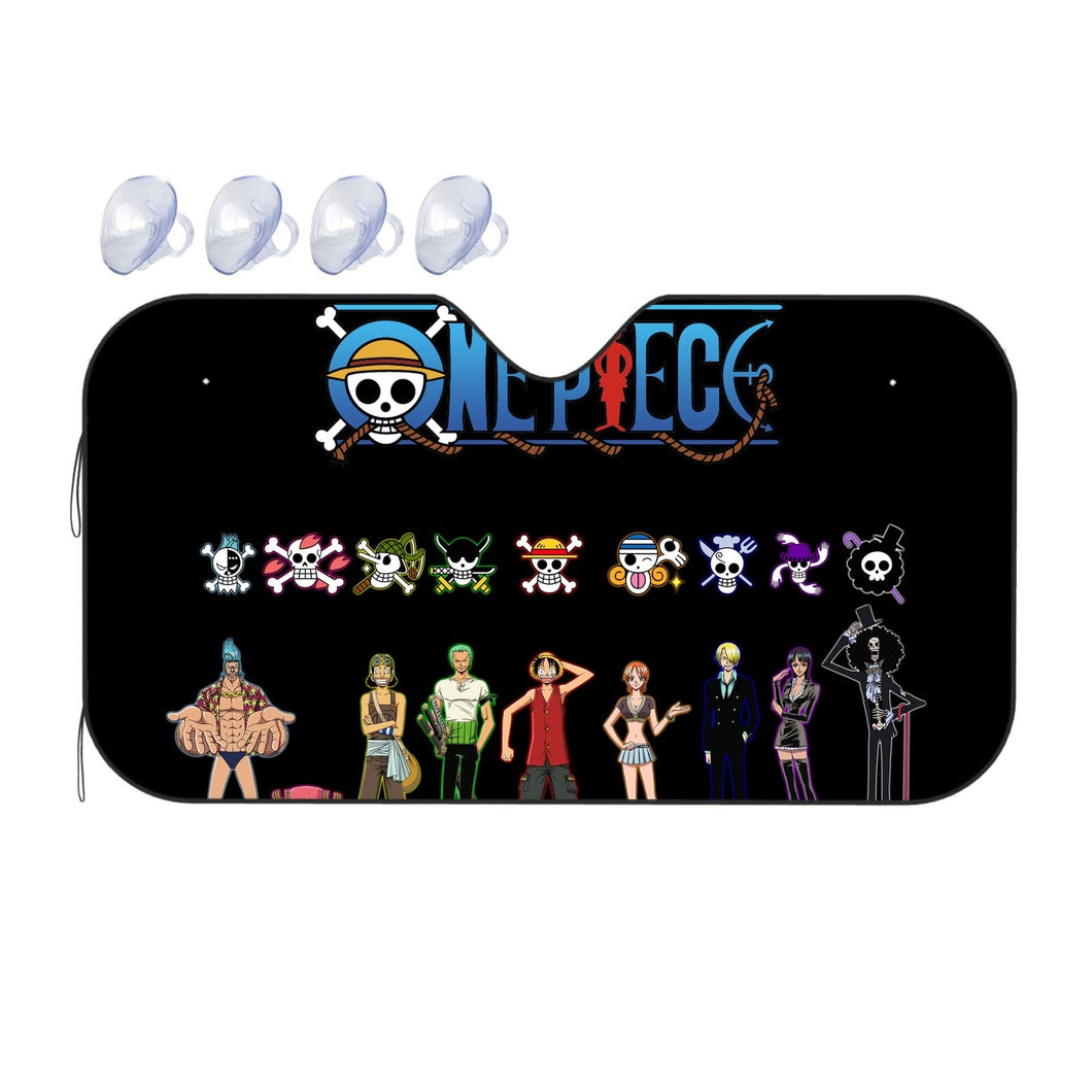 Anime One Piece Car Sunshade