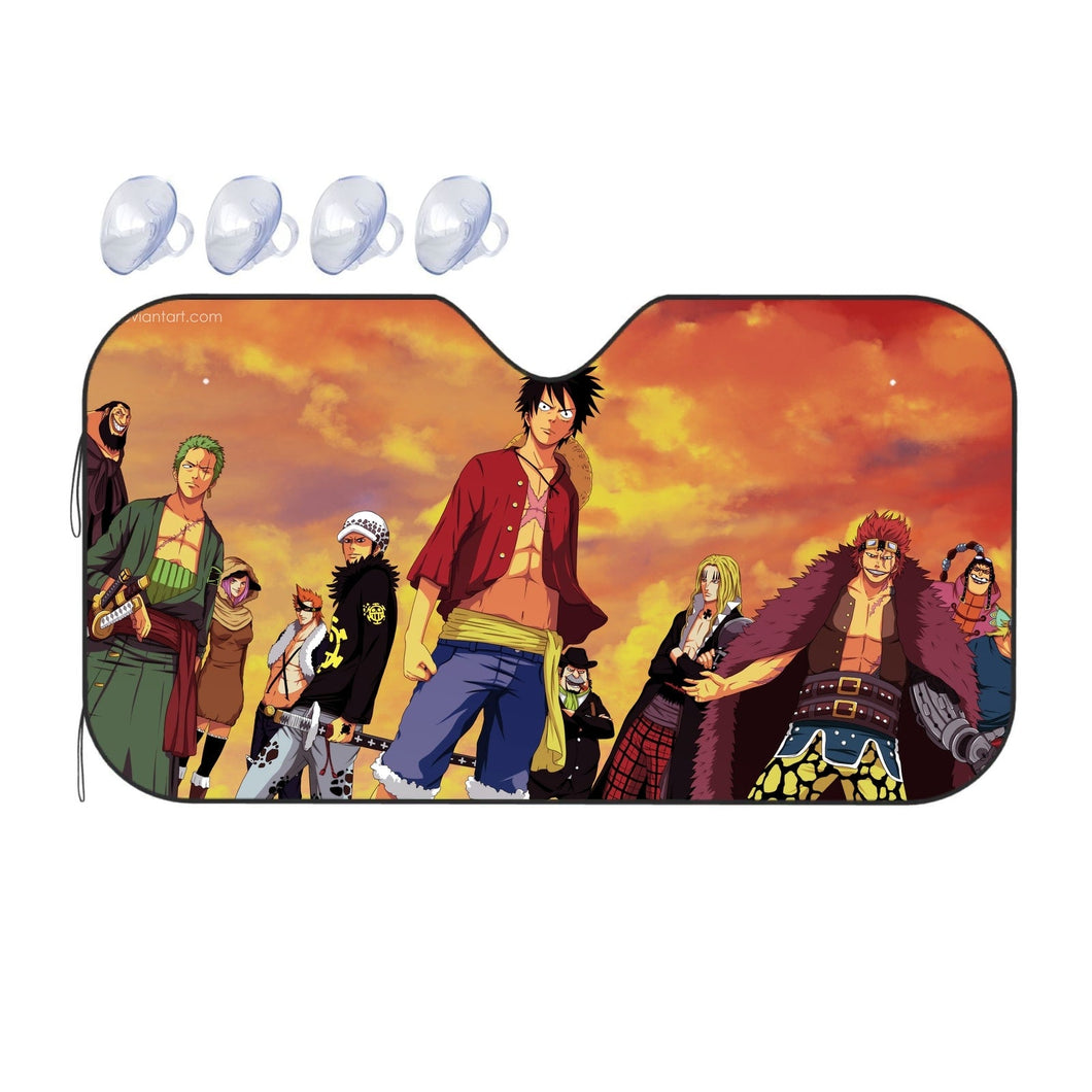 Anime One Piece  Car Sunshade