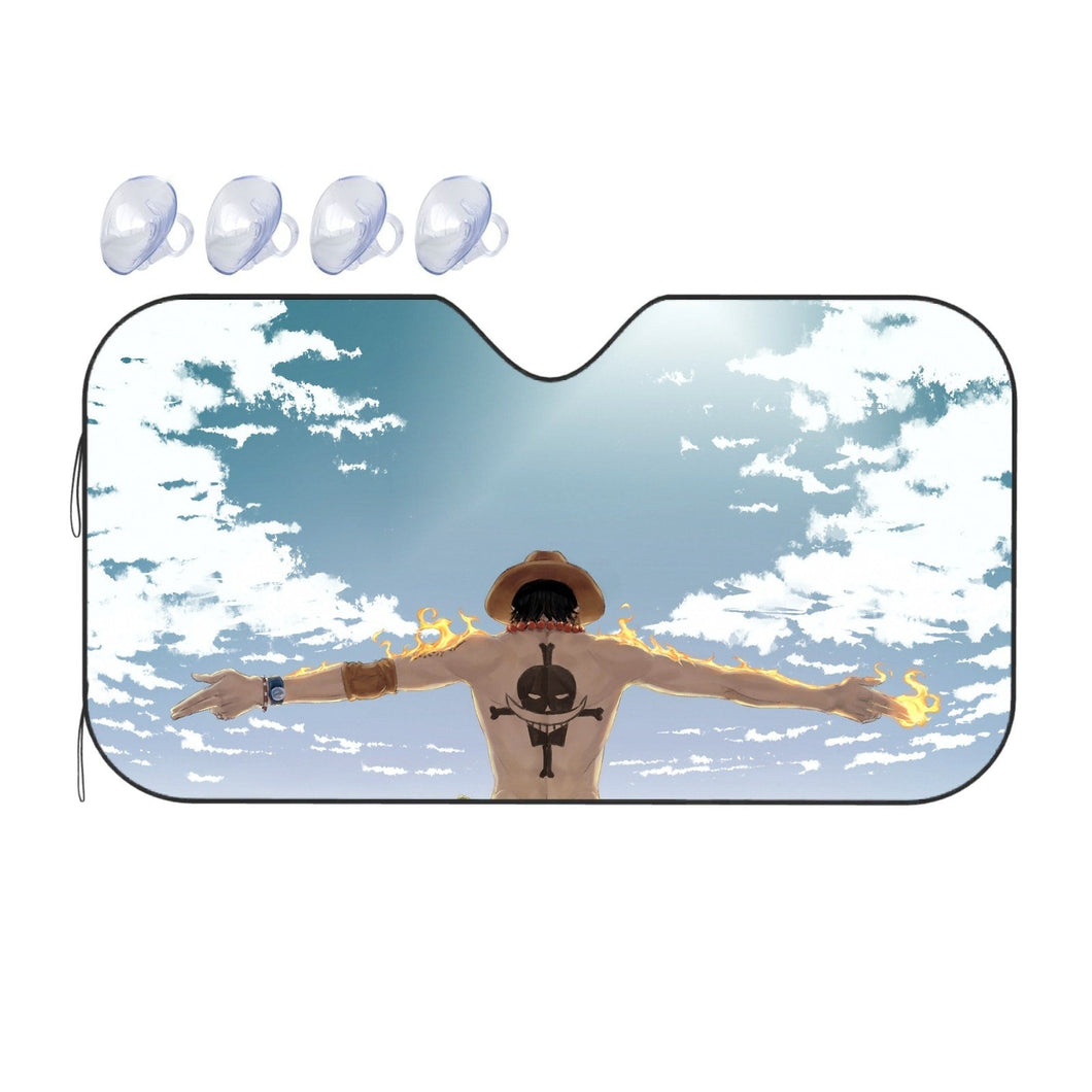 Anime One Piece  Car Sunshade