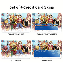 Load image into Gallery viewer, Anime One Piece  Credit Card Skins (4-in-1 Pack)
