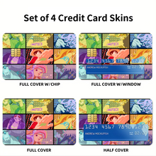Load image into Gallery viewer, Anime One Piece Credit Card Skins (4-in-1 Pack)
