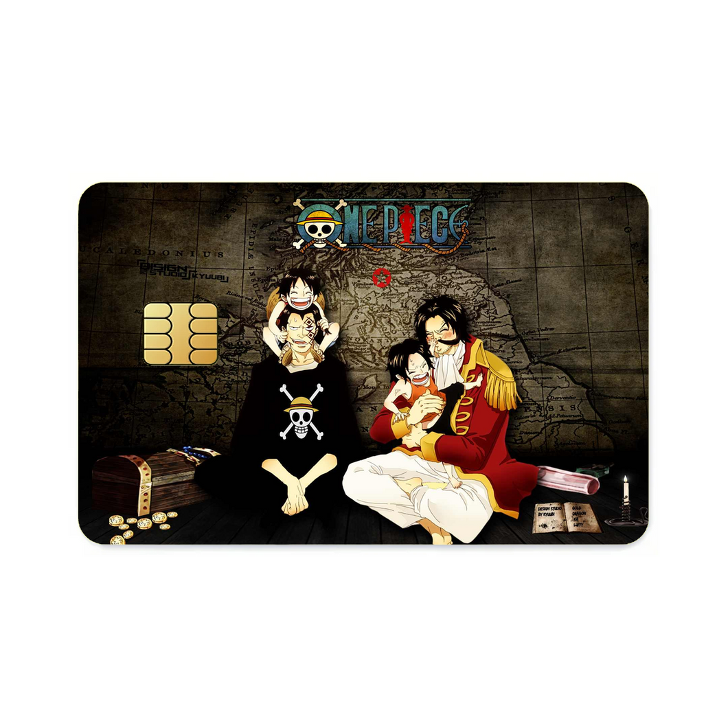 Anime One Piece Credit Card Skins (4-in-1 Pack)