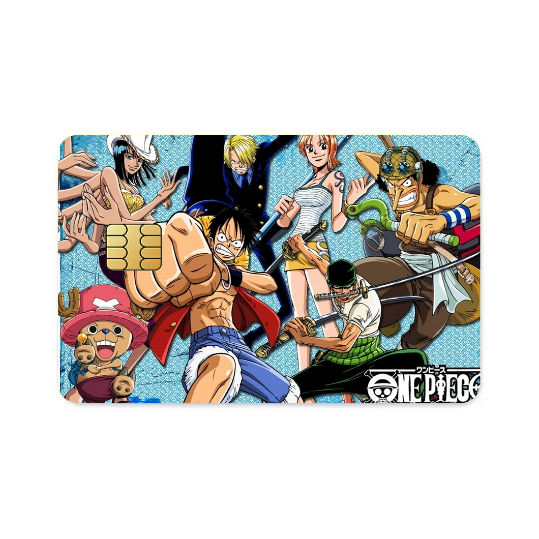 Anime One Piece Credit Card Skins (4-in-1 Pack)