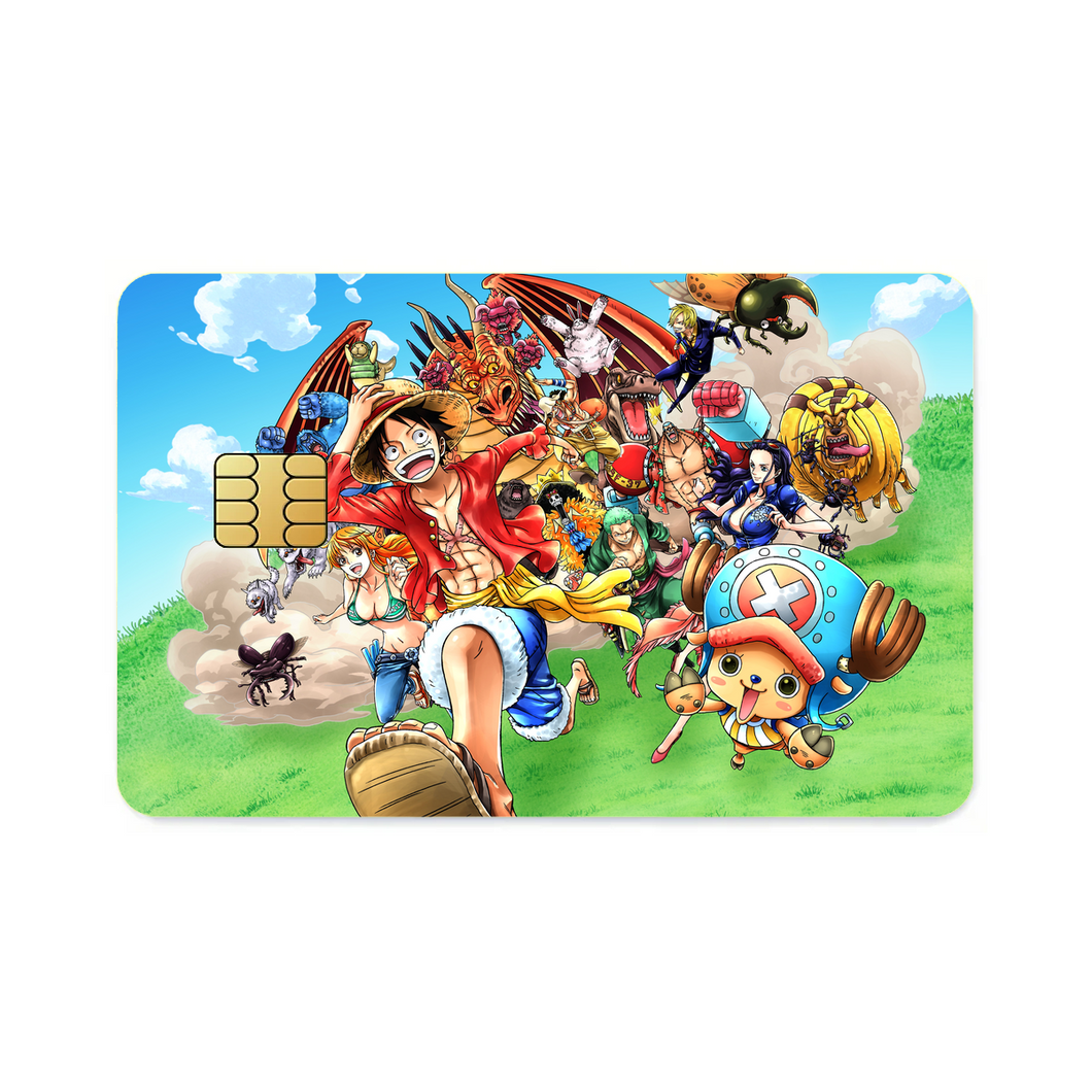 Anime One Piece  Credit Card Skins (4-in-1 Pack)