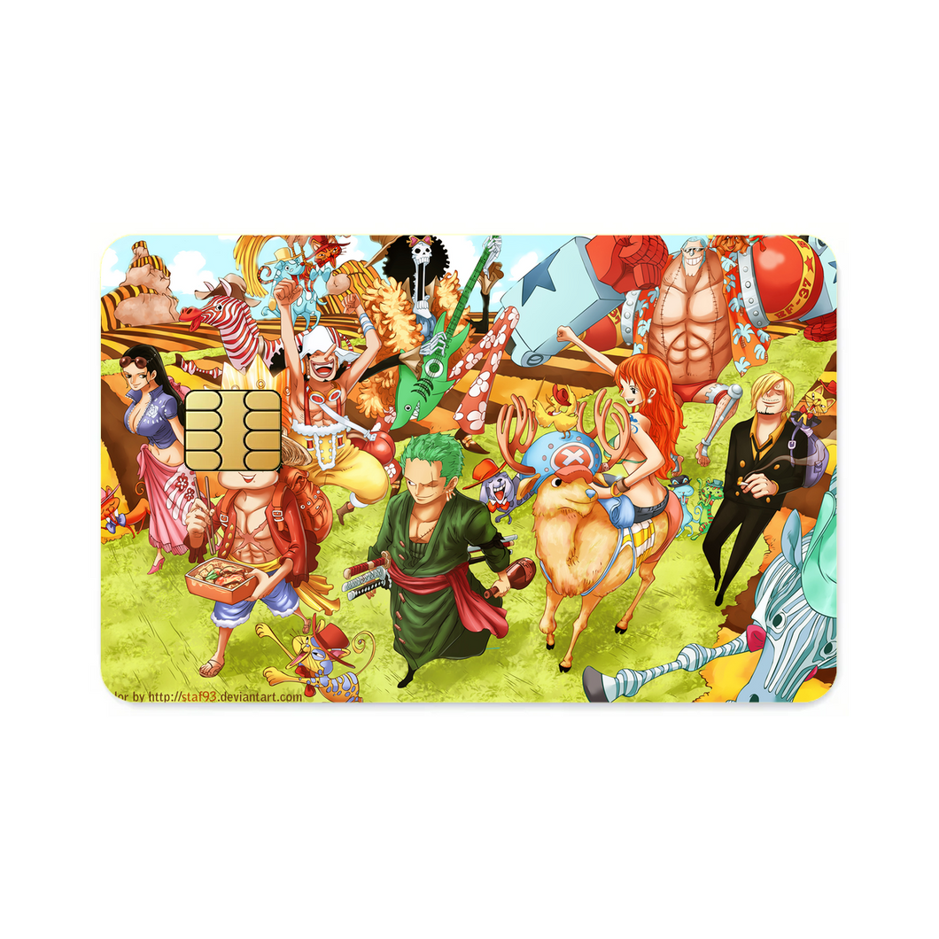 Anime One Piece  Credit Card Skins (4-in-1 Pack)