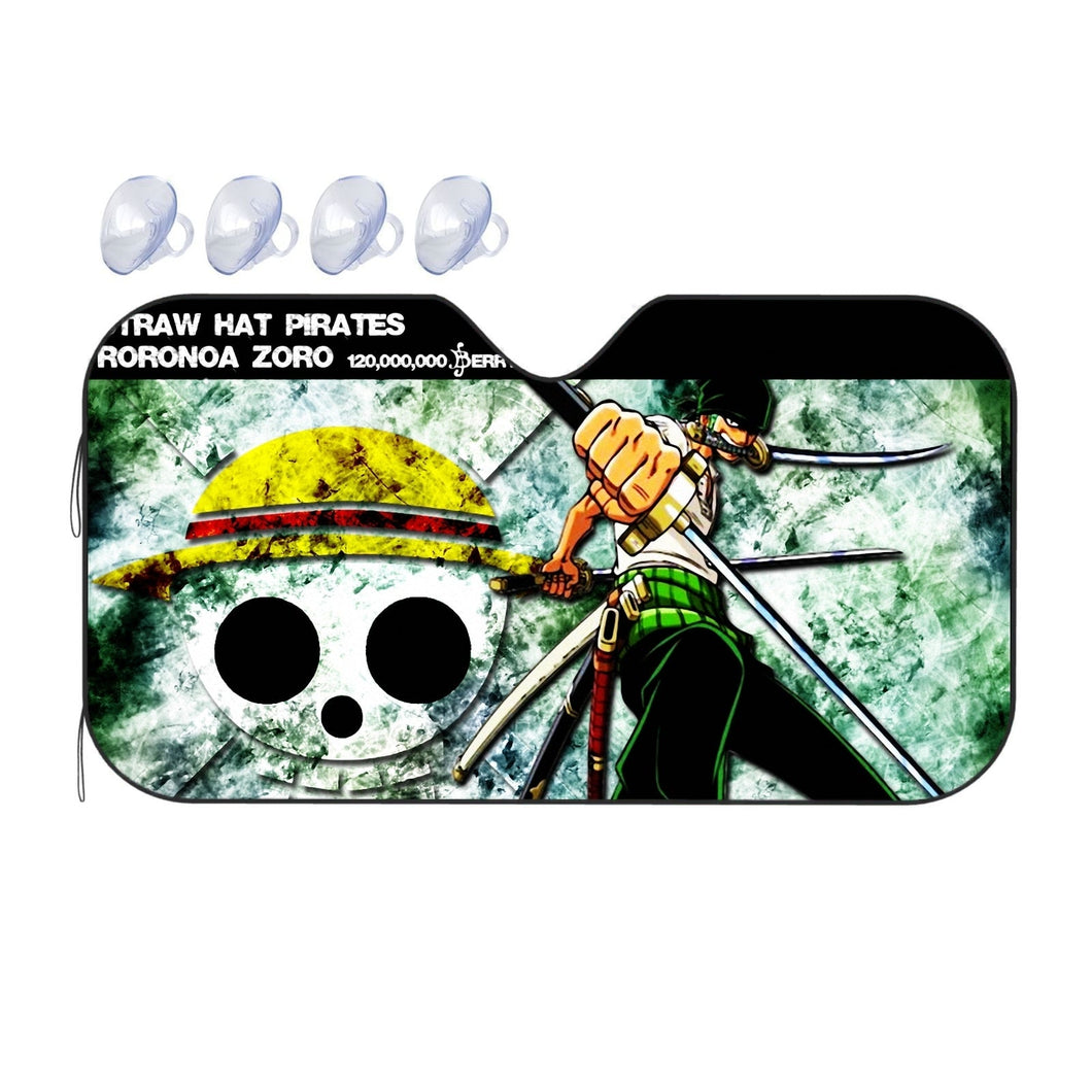 Anime One Piecer Car Sunshade