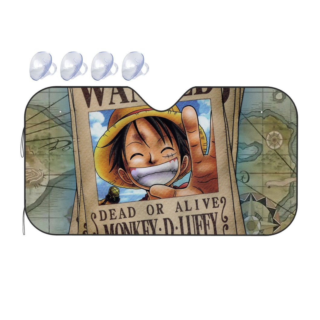Anime One Piecer Car Sunshade