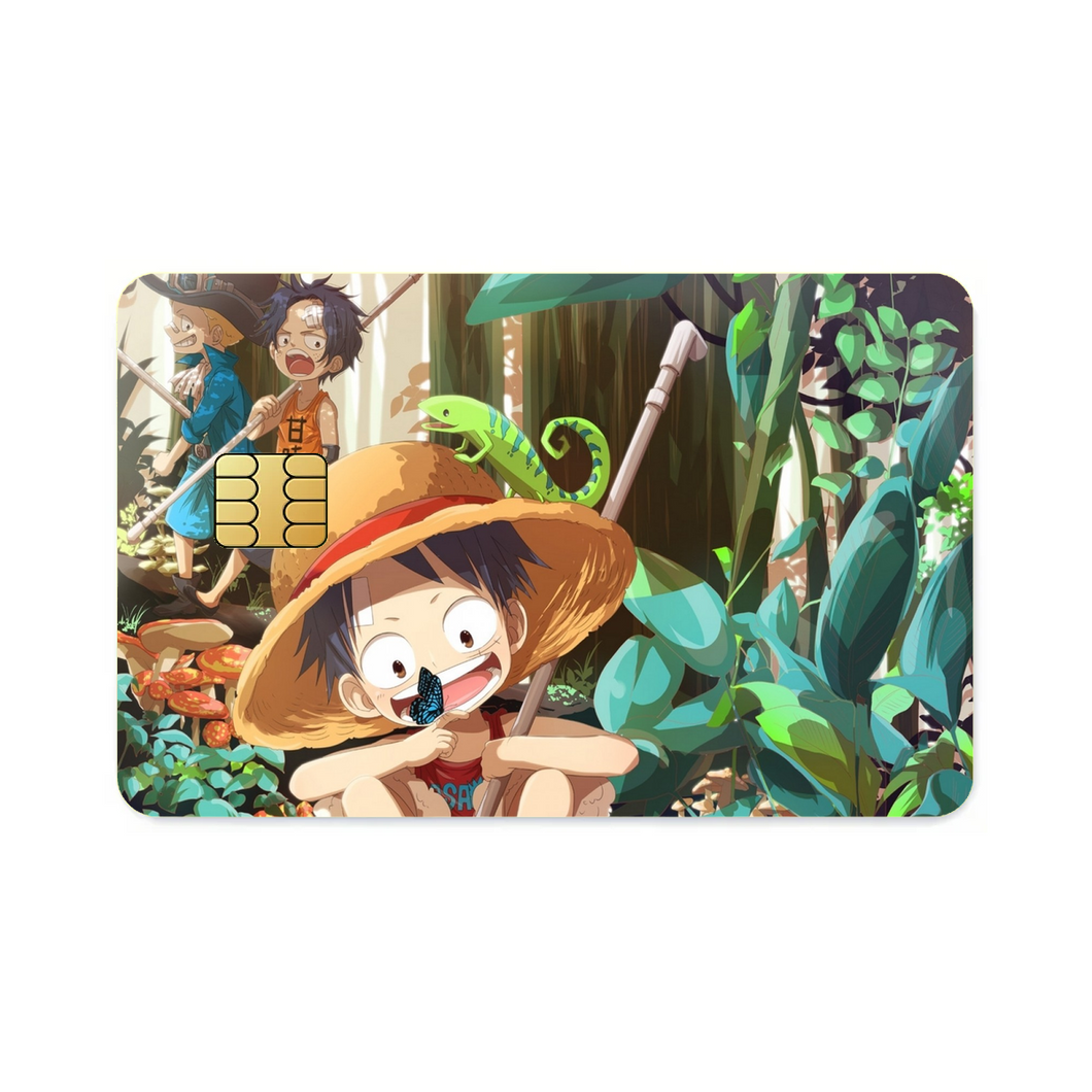 Anime One Piecer Credit Card Skins (4-in-1 Pack)