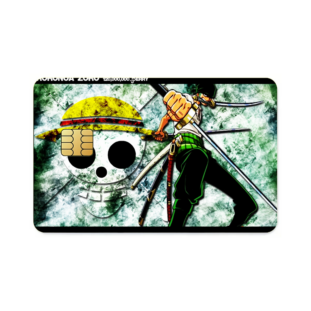 Anime One Piecer Credit Card Skins (4-in-1 Pack)