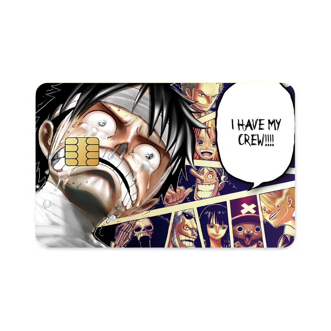 Anime One Piecer Credit Card Skins (4-in-1 Pack)