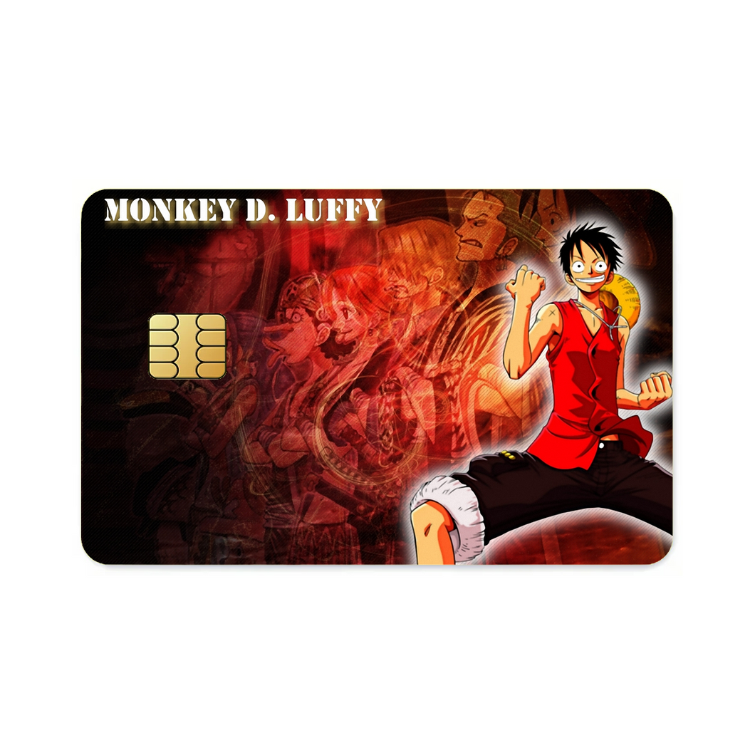 Anime One Piecer Credit Card Skins (4-in-1 Pack)