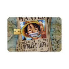 Load image into Gallery viewer, Anime One Piecer Credit Card Skins (4-in-1 Pack)
