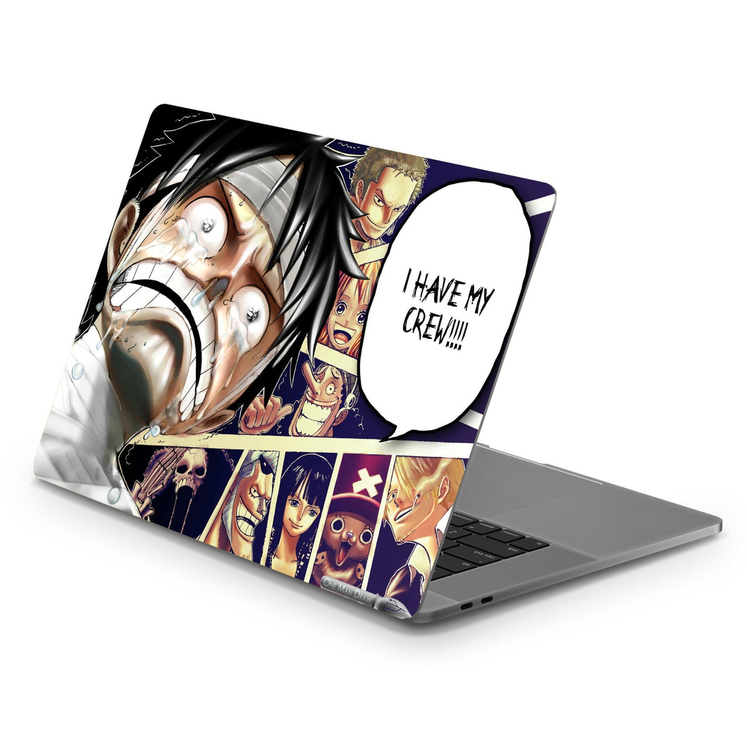 Anime One Piecer Macbook Skin
