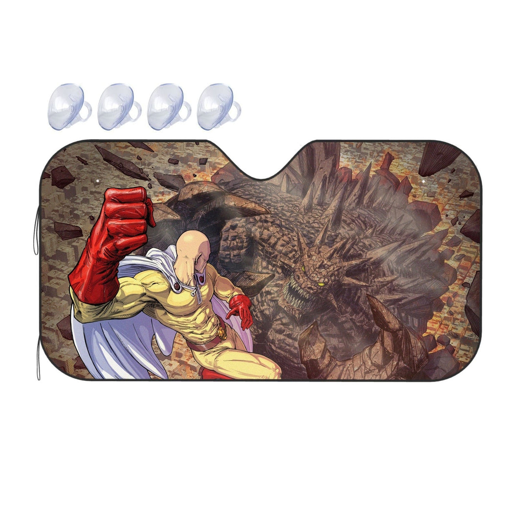 Anime One-Punch Man  Car Sunshade