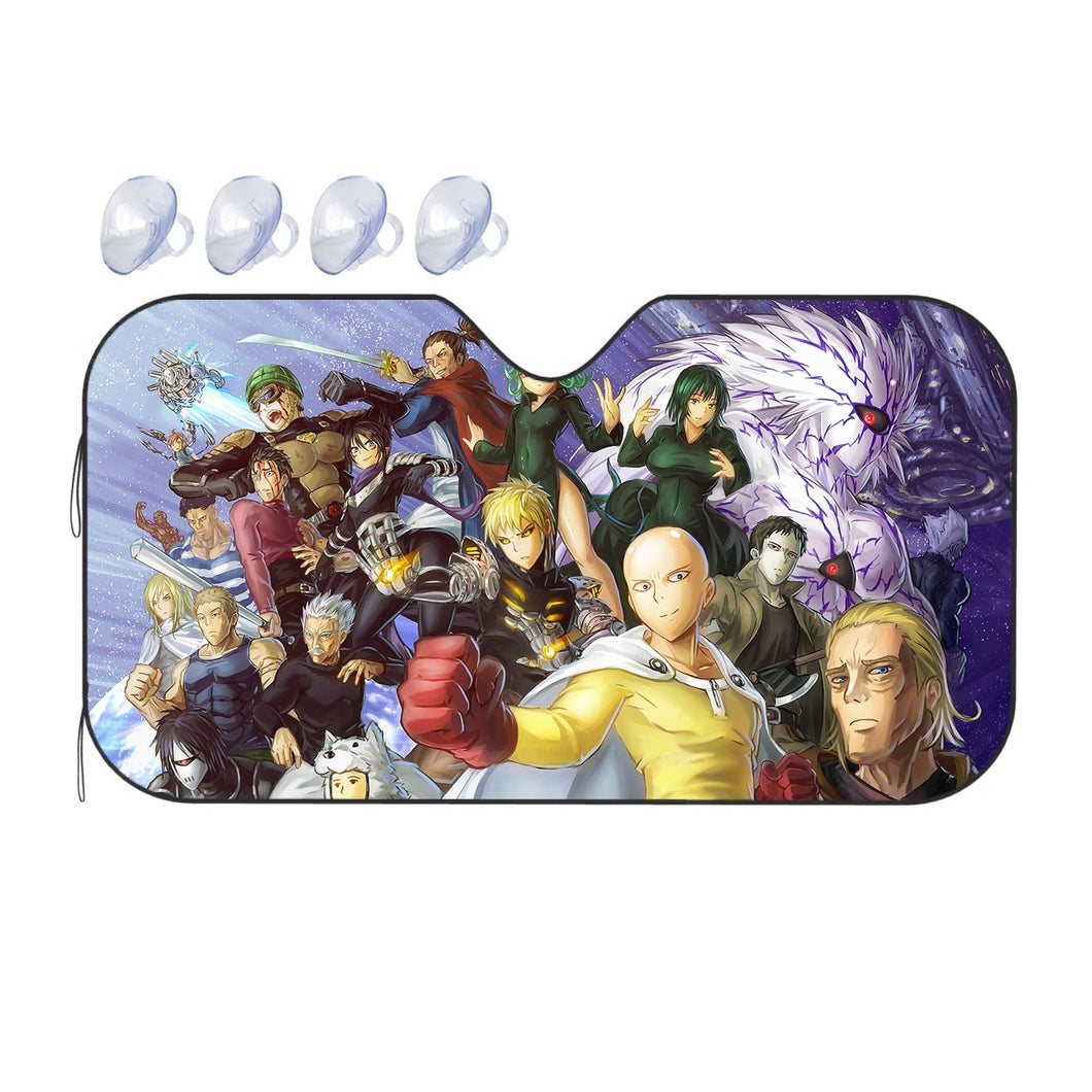 Anime One-Punch Man Car Sunshade