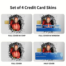 Load image into Gallery viewer, Anime One-Punch Man Credit Card Skins (4-in-1 Pack)

