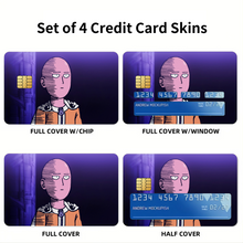 Load image into Gallery viewer, Anime One-Punch Man  Credit Card Skins (4-in-1 Pack)
