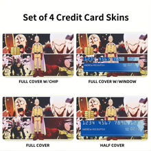 Load image into Gallery viewer, Anime One-Punch Man  Credit Card Skins (4-in-1 Pack)
