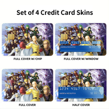 Load image into Gallery viewer, Anime One-Punch Man Credit Card Skins (4-in-1 Pack)

