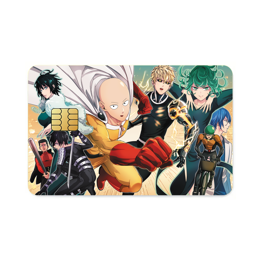 Anime One-Punch Man  Credit Card Skins (4-in-1 Pack)