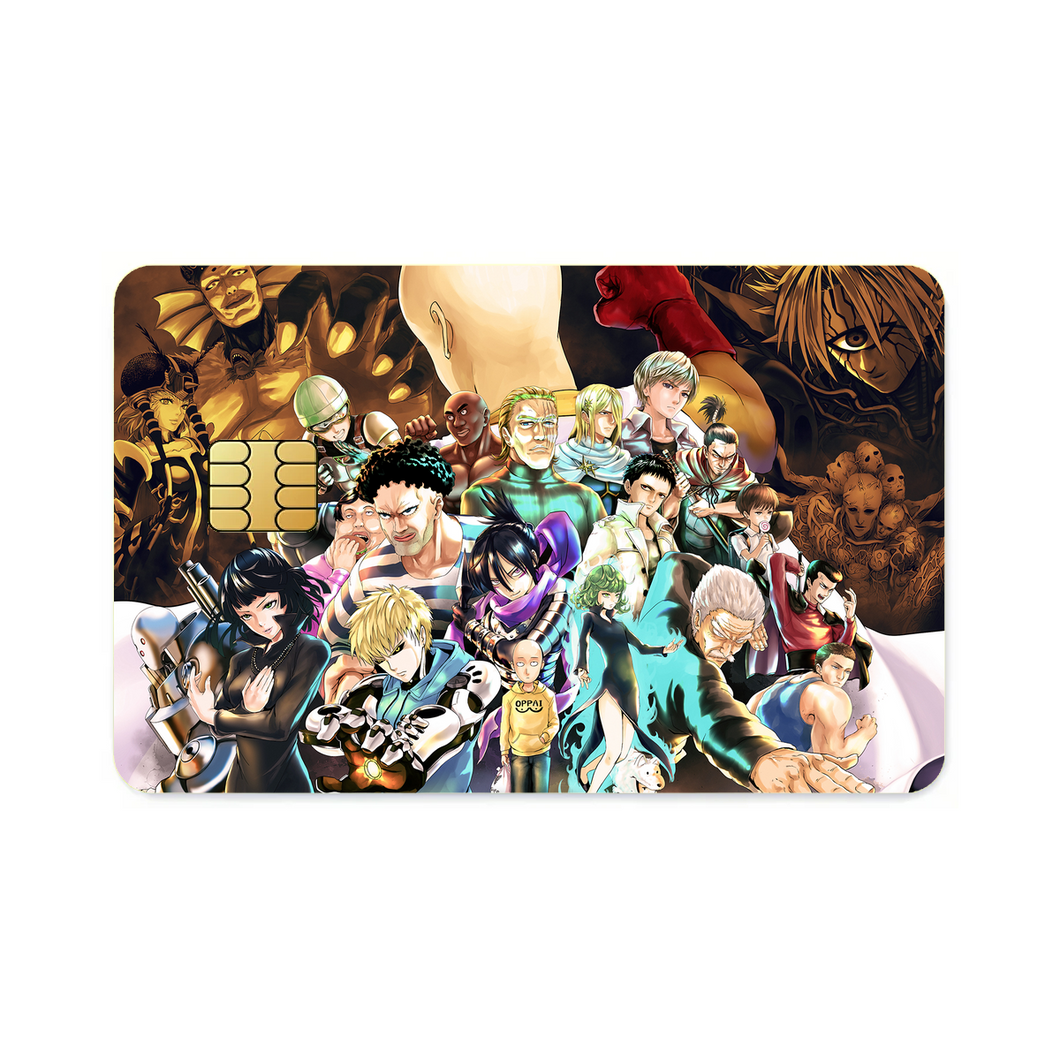 Anime One-Punch Man Credit Card Skins (4-in-1 Pack)