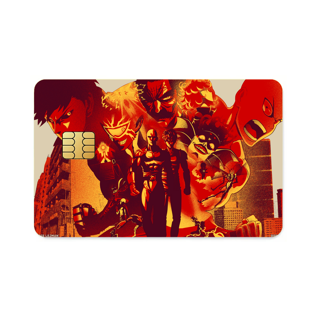 Anime One-Punch Man  Credit Card Skins (4-in-1 Pack)