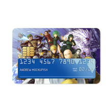 Load image into Gallery viewer, Anime One-Punch Man Credit Card Skins (4-in-1 Pack)
