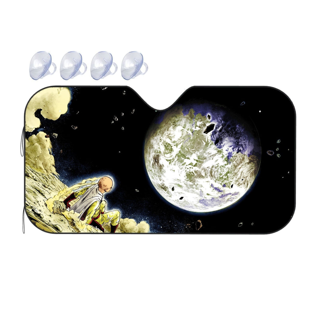 Anime One-Punch Manr Car Sunshade