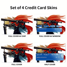 Load image into Gallery viewer, Anime Overlord  Credit Card Skins (4-in-1 Pack)
