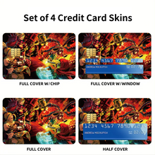 Load image into Gallery viewer, Anime Overlord  Credit Card Skins (4-in-1 Pack)
