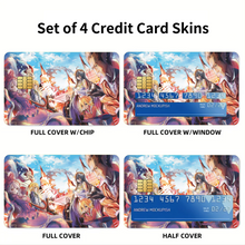 Load image into Gallery viewer, Anime Overlord  Credit Card Skins (4-in-1 Pack)

