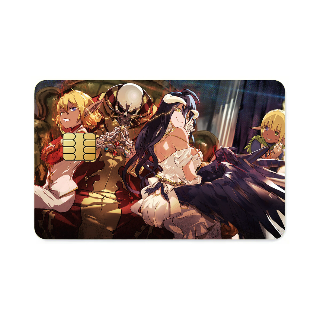Anime Overlord Credit Card Skins (4-in-1 Pack)