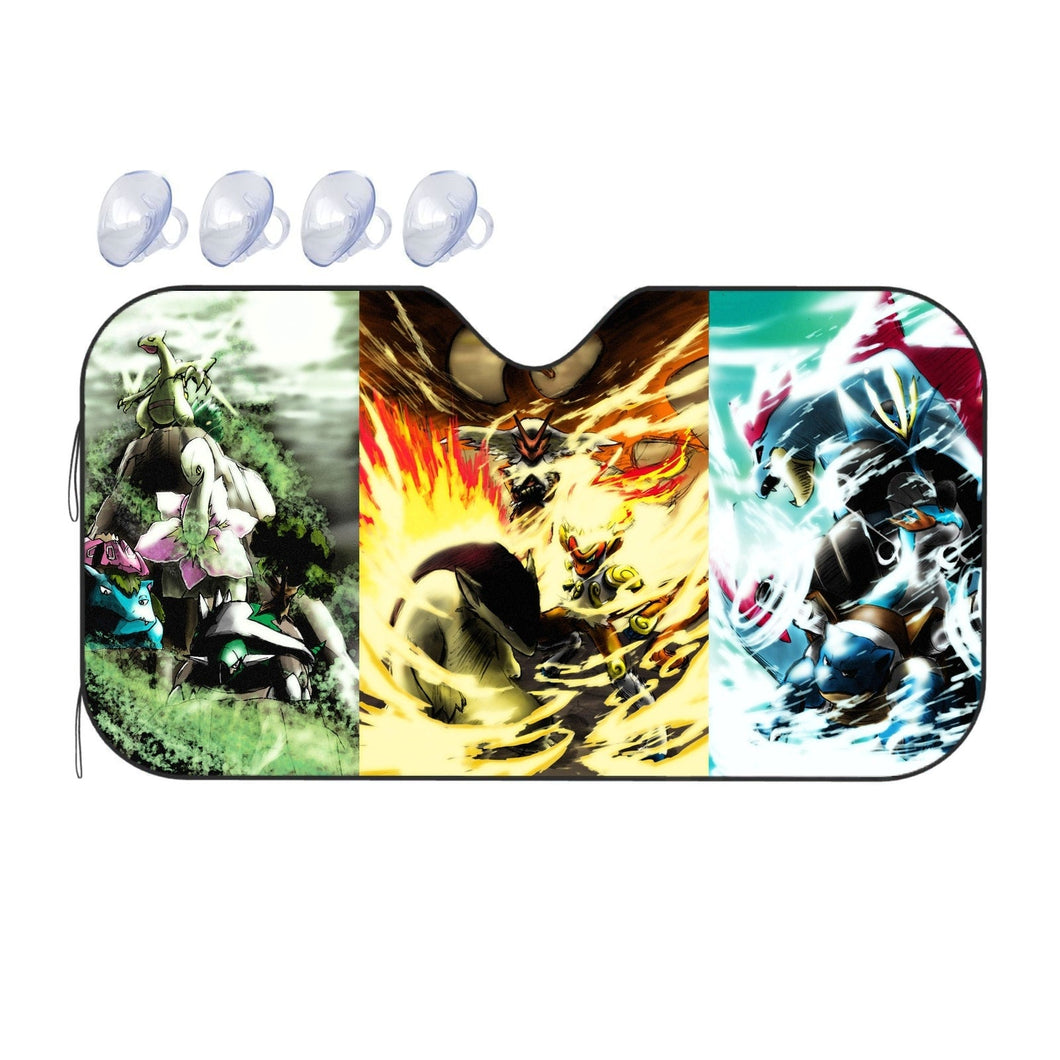 Anime Pokémon Car Sunshade