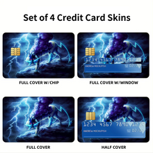 Load image into Gallery viewer, Anime Pokémon  Credit Card Skins (4-in-1 Pack)
