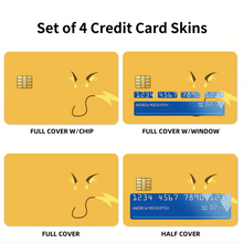 Load image into Gallery viewer, Anime Pokémon  Credit Card Skins (4-in-1 Pack)
