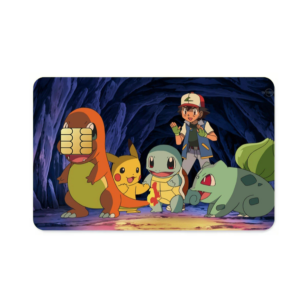 Anime Pokémon  Credit Card Skins (4-in-1 Pack)
