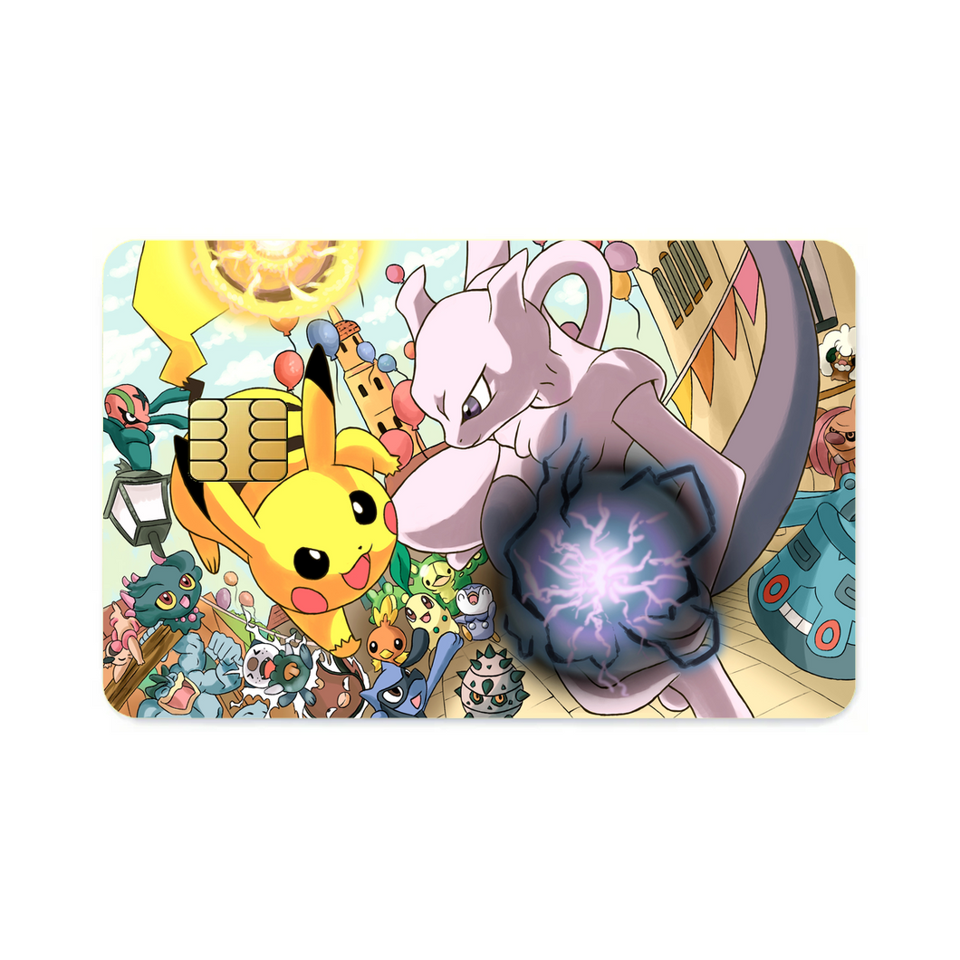 Anime Pokémon  Credit Card Skins (4-in-1 Pack)